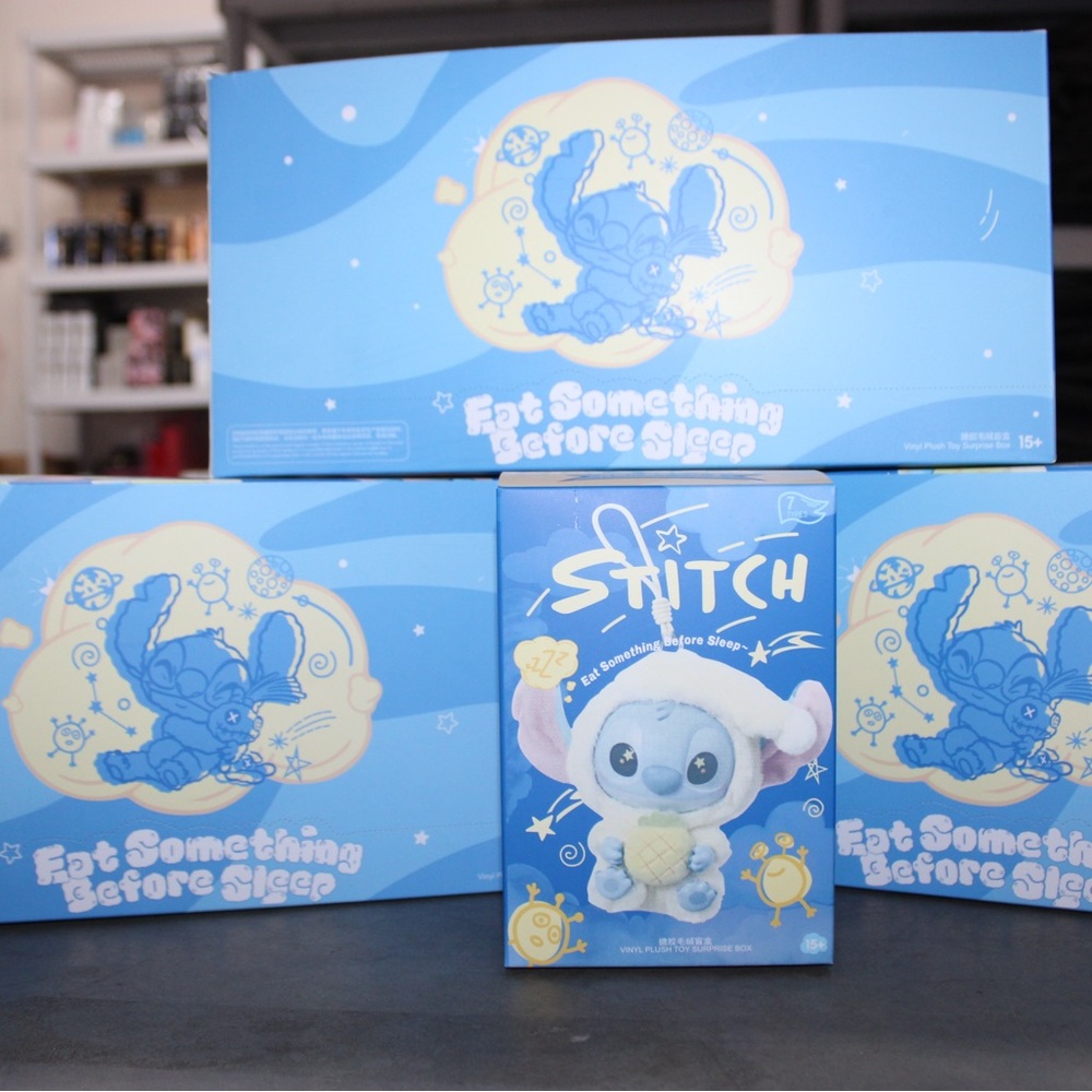 Stitch Plush Toy with Blue Packaging